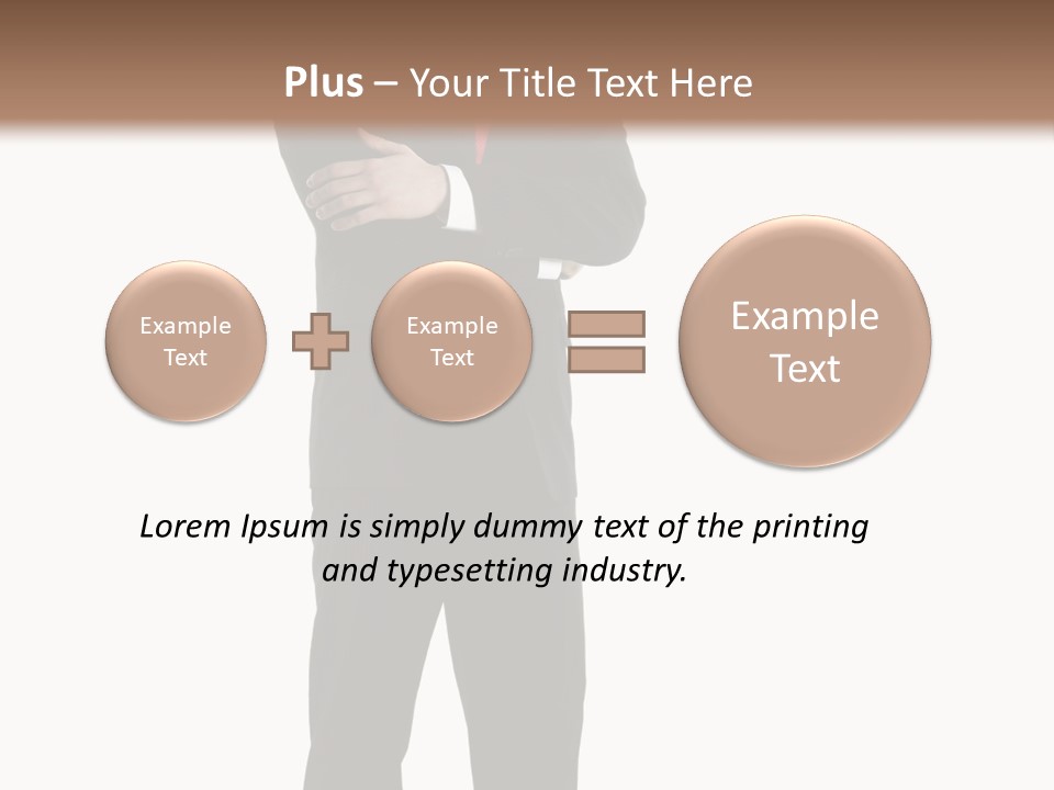 Looking Professional Stand PowerPoint Template
