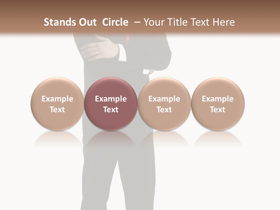 Looking Professional Stand PowerPoint Template