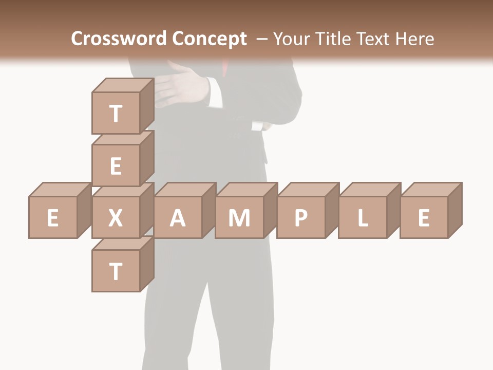 Looking Professional Stand PowerPoint Template