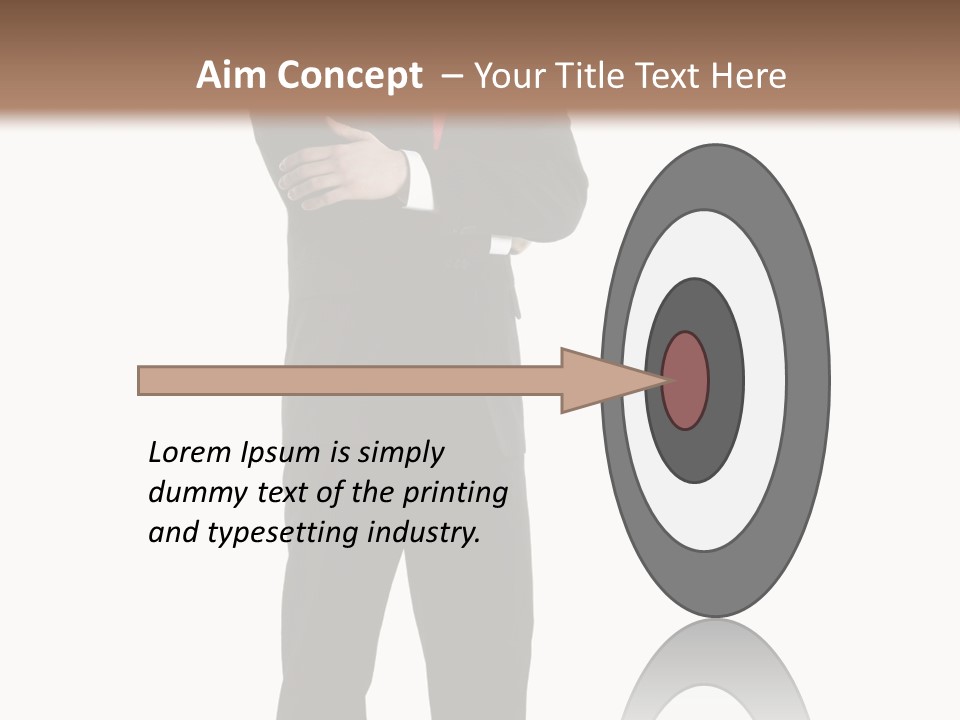 Looking Professional Stand PowerPoint Template