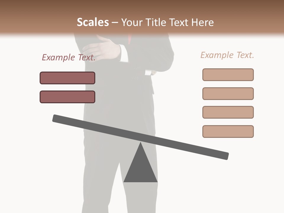 Looking Professional Stand PowerPoint Template