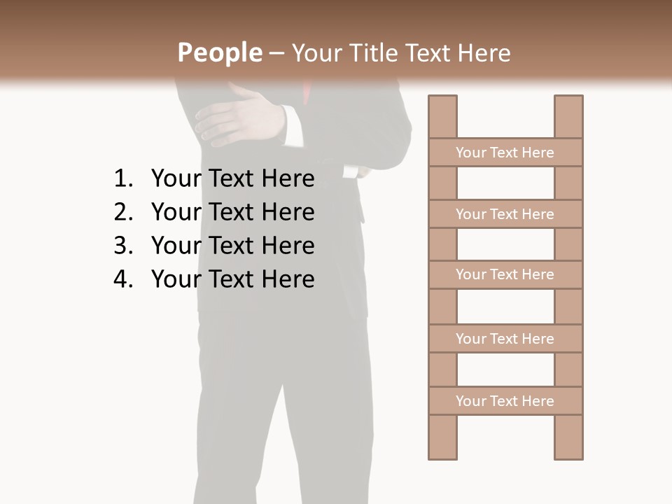 Looking Professional Stand PowerPoint Template