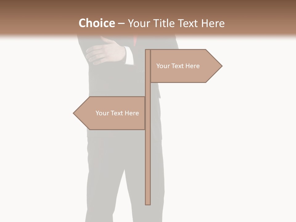 Looking Professional Stand PowerPoint Template