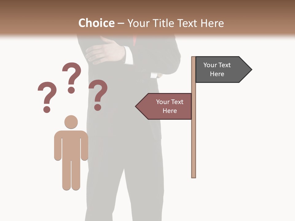 Looking Professional Stand PowerPoint Template