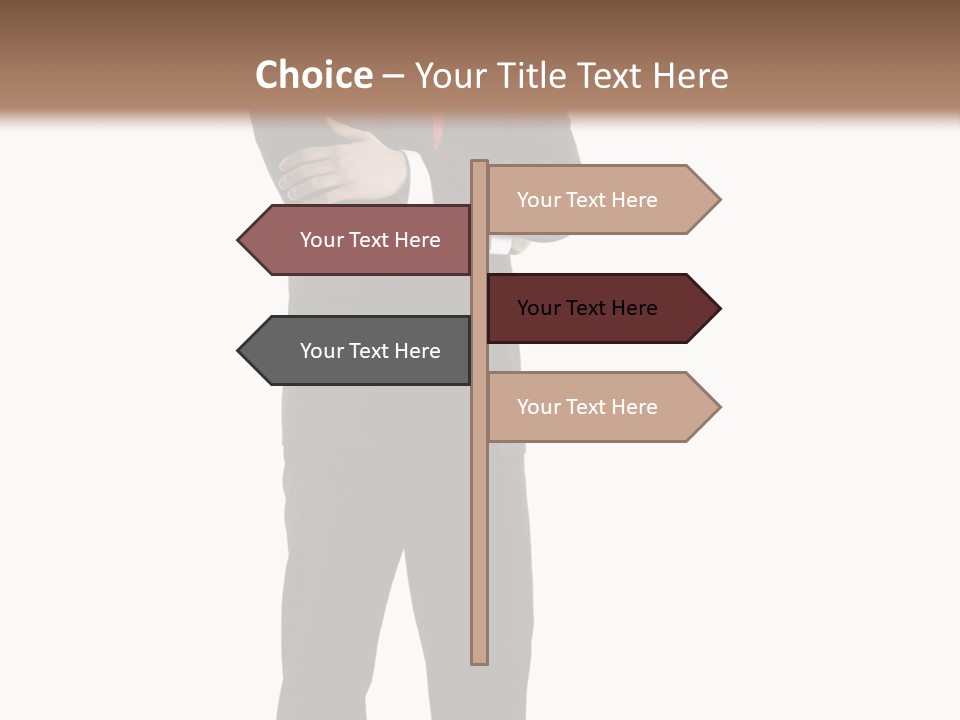 Looking Professional Stand PowerPoint Template