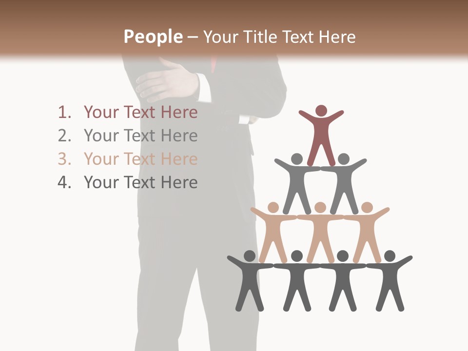 Looking Professional Stand PowerPoint Template