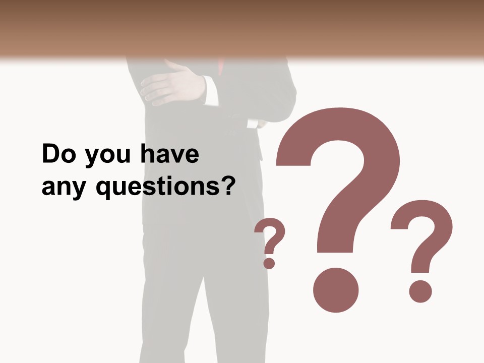 Looking Professional Stand PowerPoint Template