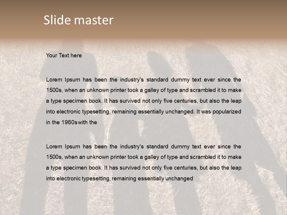 Body  Holding PowerPoint Template