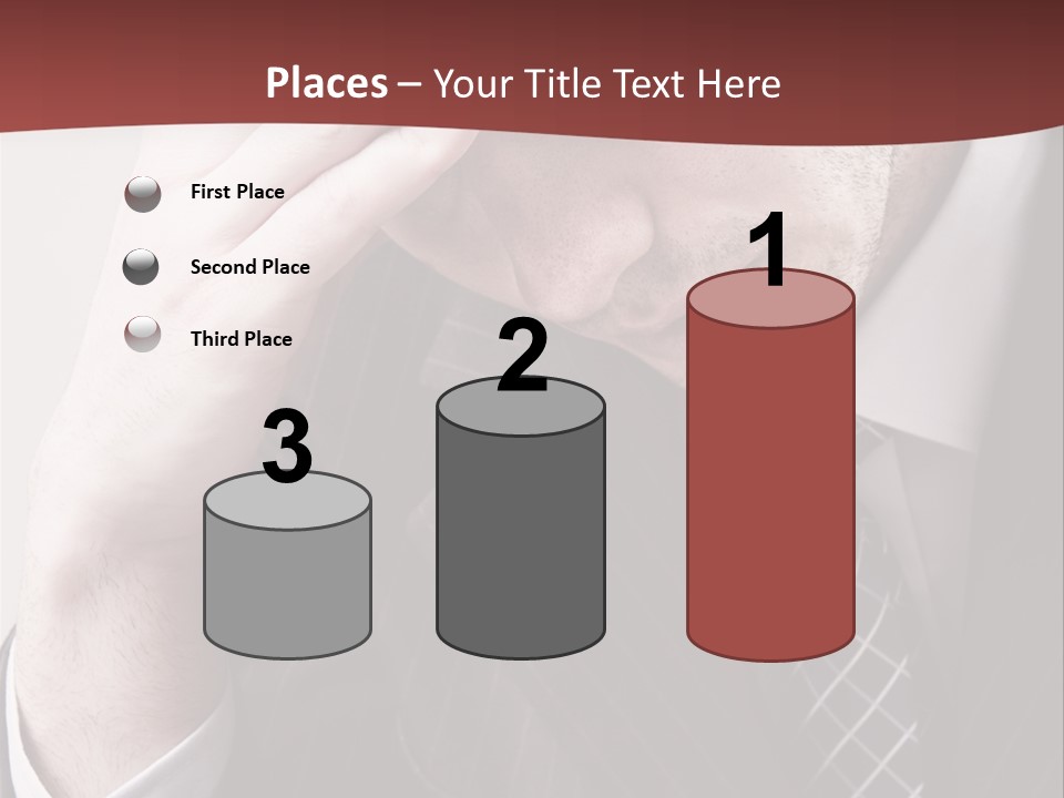 Unhappy Young Hand PowerPoint Template