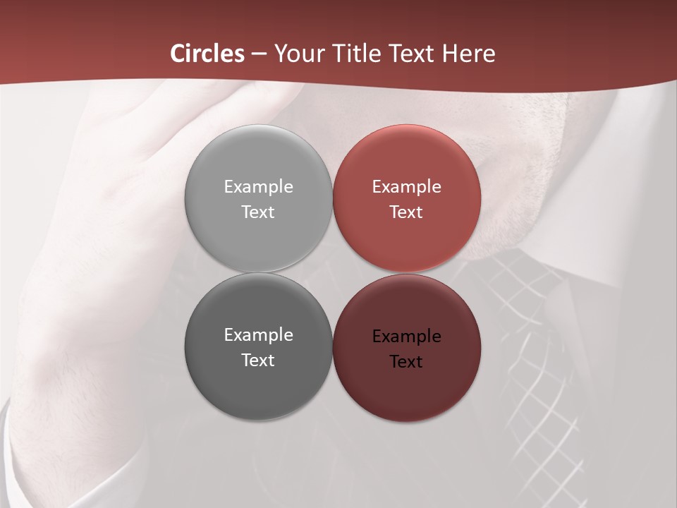 Unhappy Young Hand PowerPoint Template