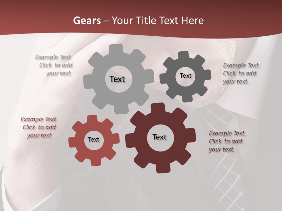 Unhappy Young Hand PowerPoint Template