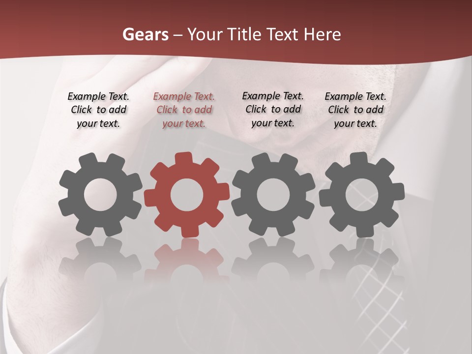 Unhappy Young Hand PowerPoint Template