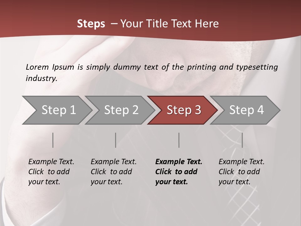 Unhappy Young Hand PowerPoint Template