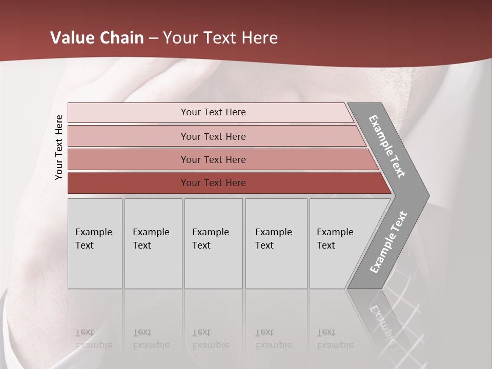 Unhappy Young Hand PowerPoint Template