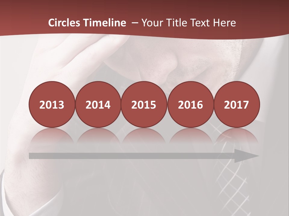 Unhappy Young Hand PowerPoint Template