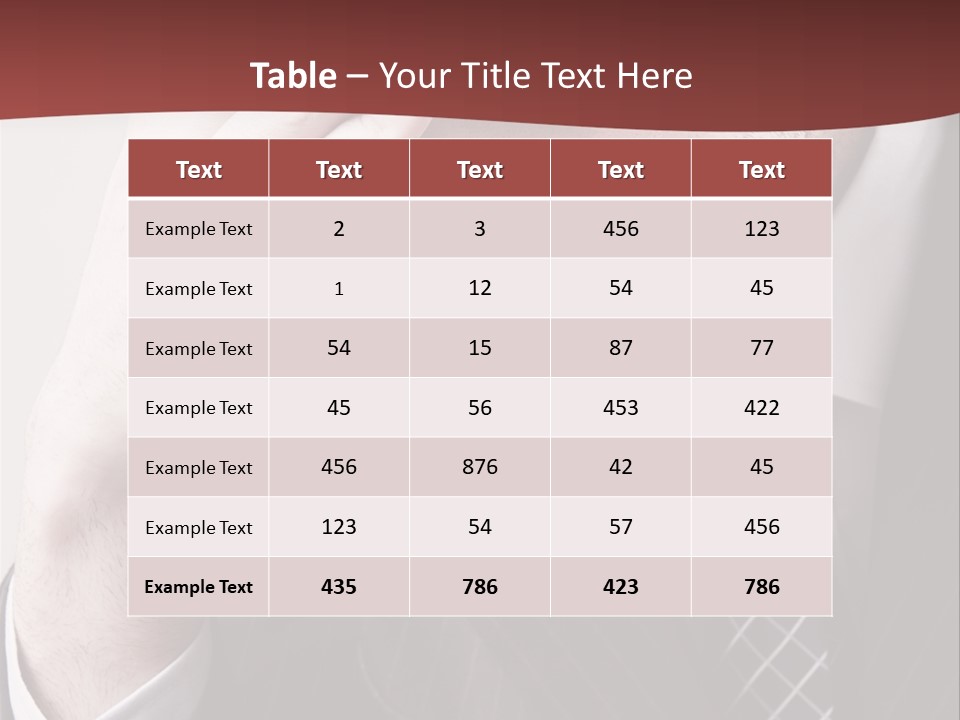 Unhappy Young Hand PowerPoint Template