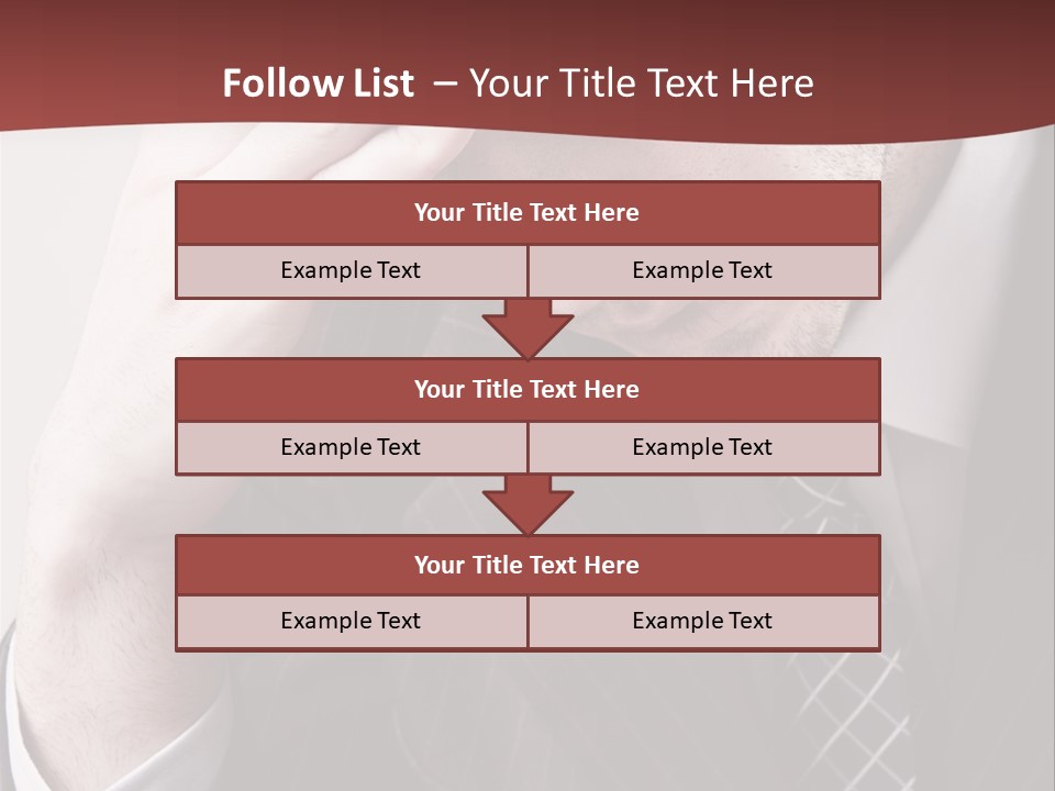 Unhappy Young Hand PowerPoint Template