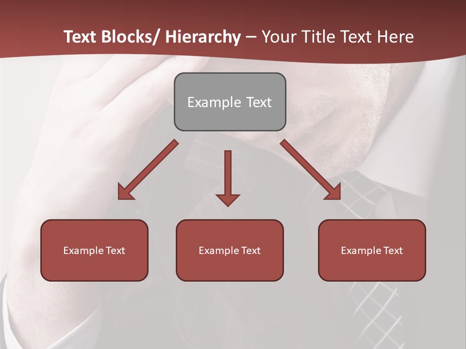 Unhappy Young Hand PowerPoint Template