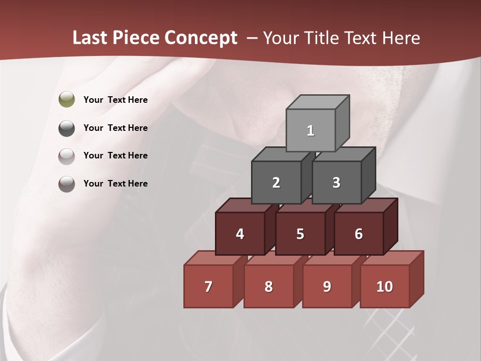 Unhappy Young Hand PowerPoint Template