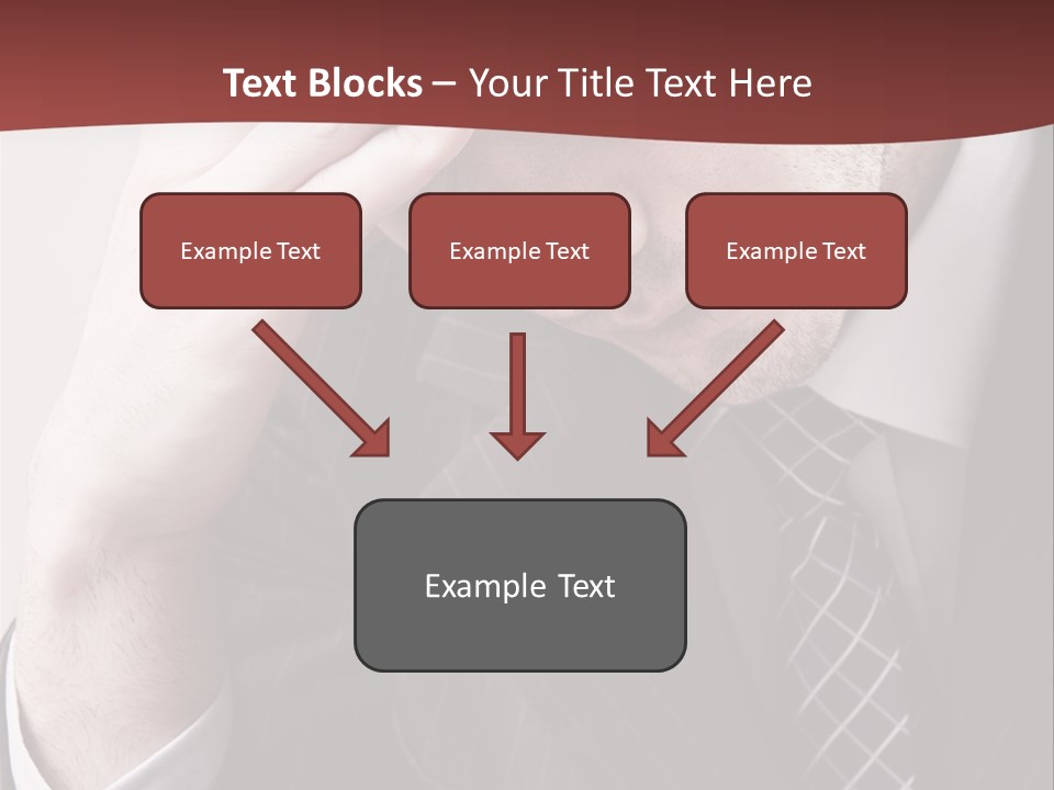 Unhappy Young Hand PowerPoint Template