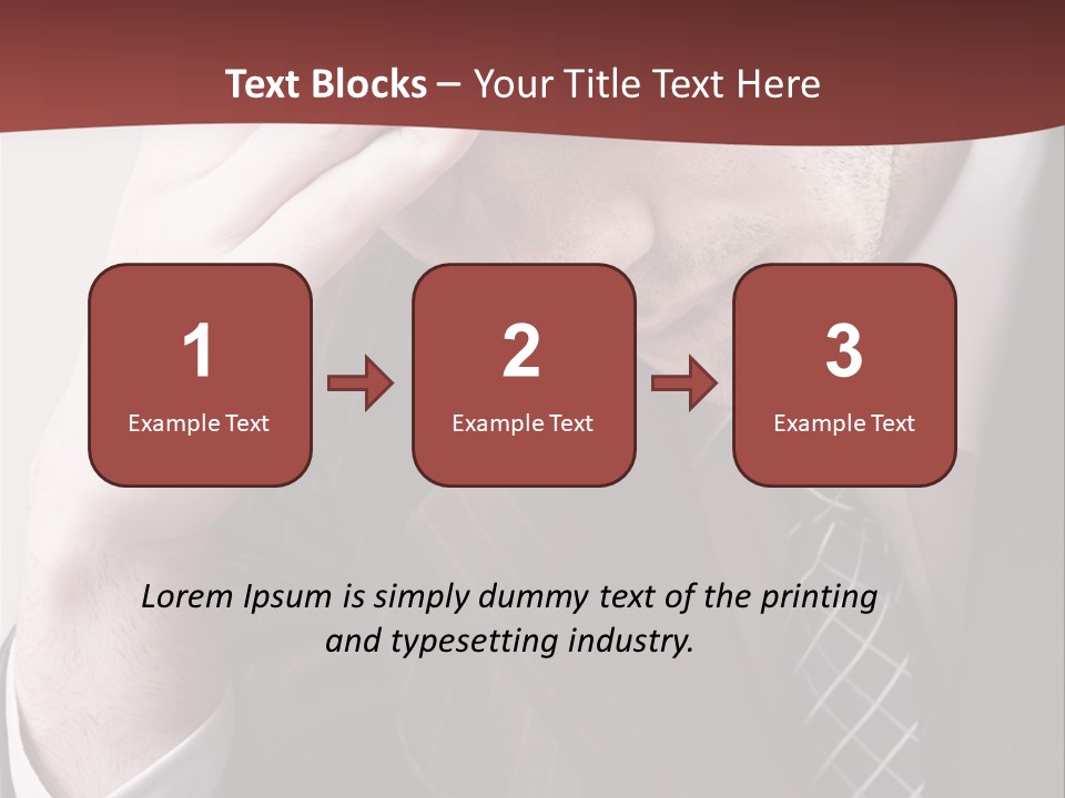 Unhappy Young Hand PowerPoint Template