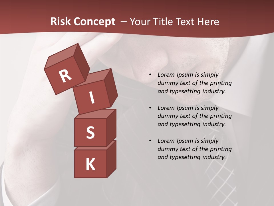 Unhappy Young Hand PowerPoint Template