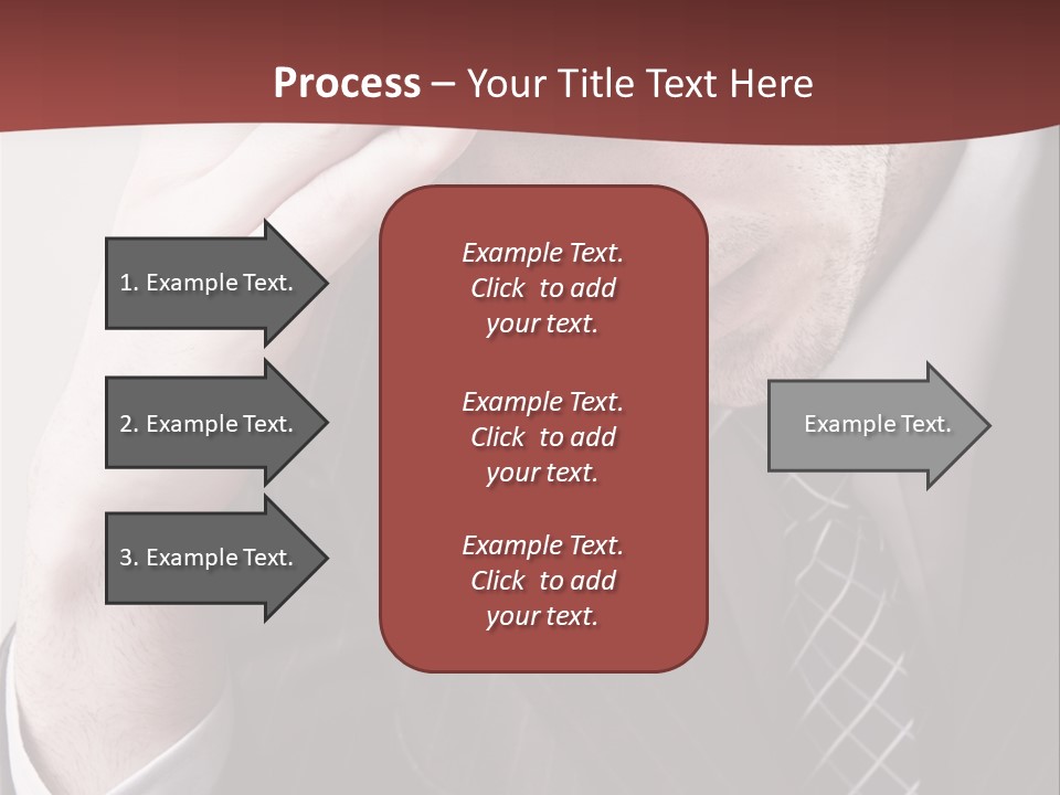 Unhappy Young Hand PowerPoint Template