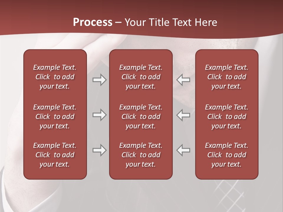 Unhappy Young Hand PowerPoint Template