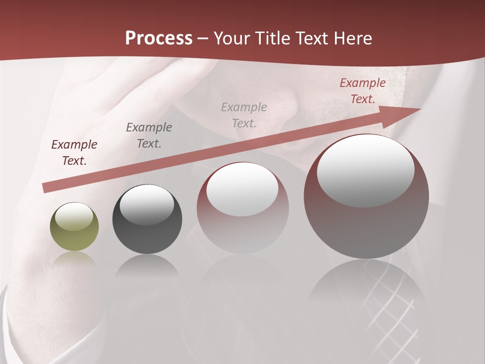 Unhappy Young Hand PowerPoint Template