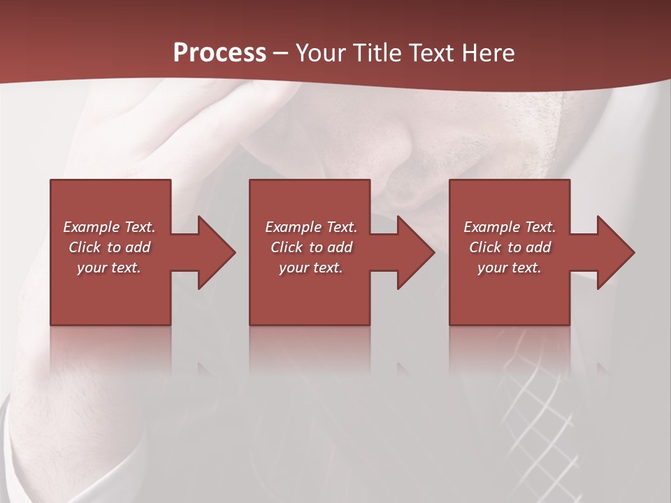 Unhappy Young Hand PowerPoint Template