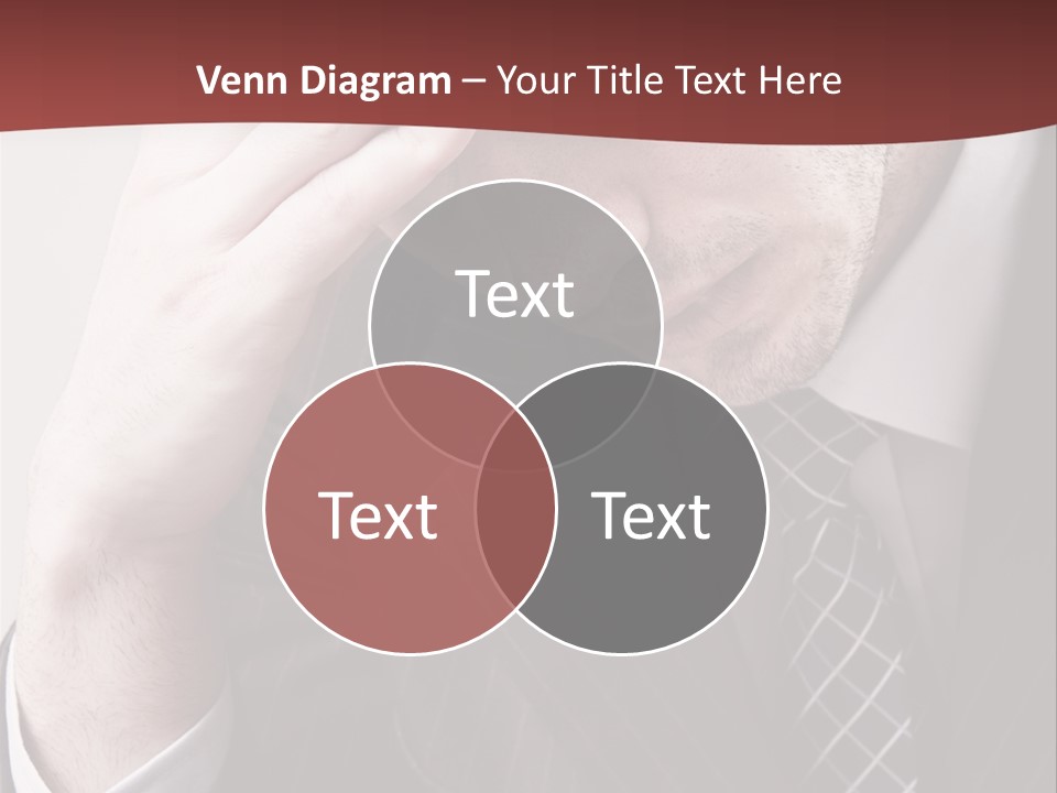 Unhappy Young Hand PowerPoint Template