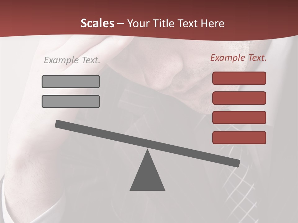 Unhappy Young Hand PowerPoint Template