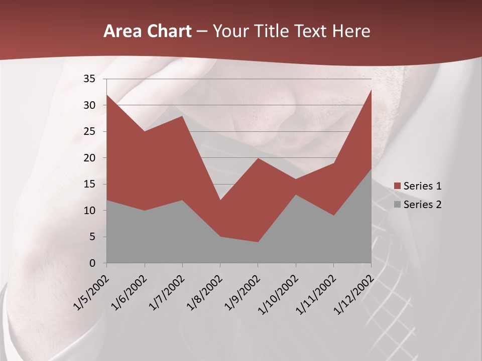 Unhappy Young Hand PowerPoint Template