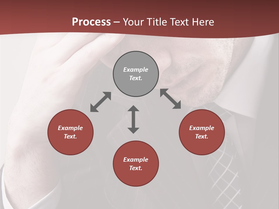 Unhappy Young Hand PowerPoint Template