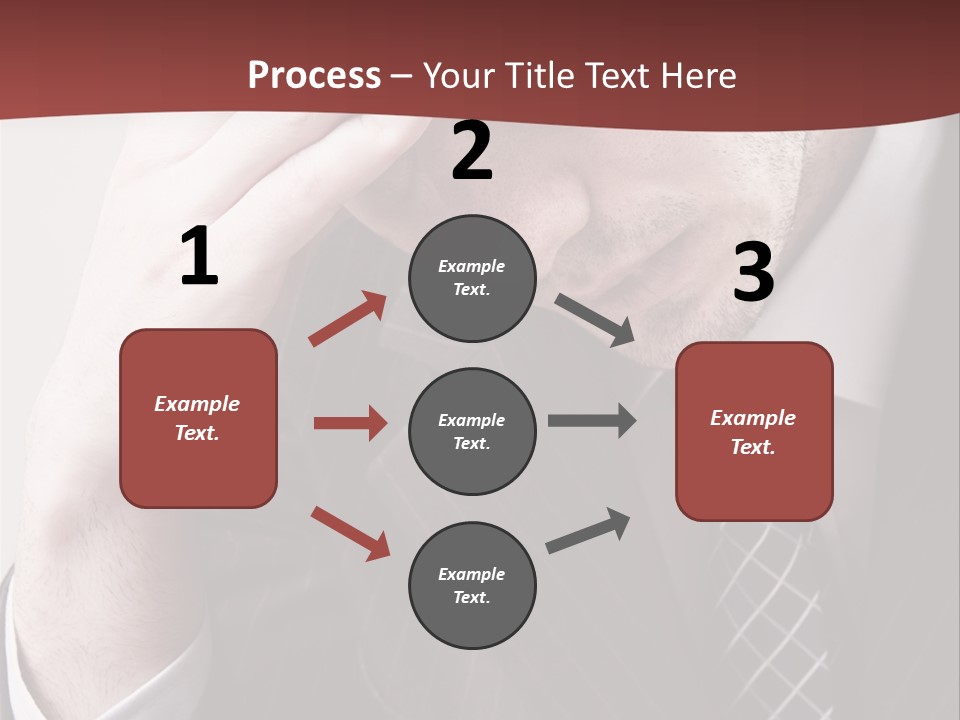 Unhappy Young Hand PowerPoint Template