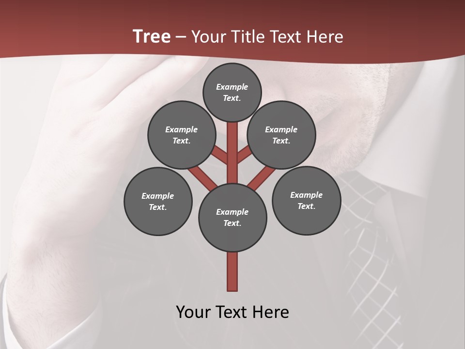 Unhappy Young Hand PowerPoint Template