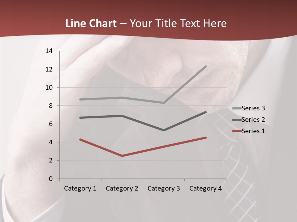 Unhappy Young Hand PowerPoint Template