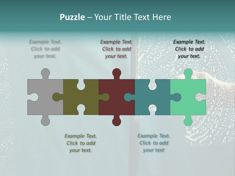 Sponge Spray Duty PowerPoint Template