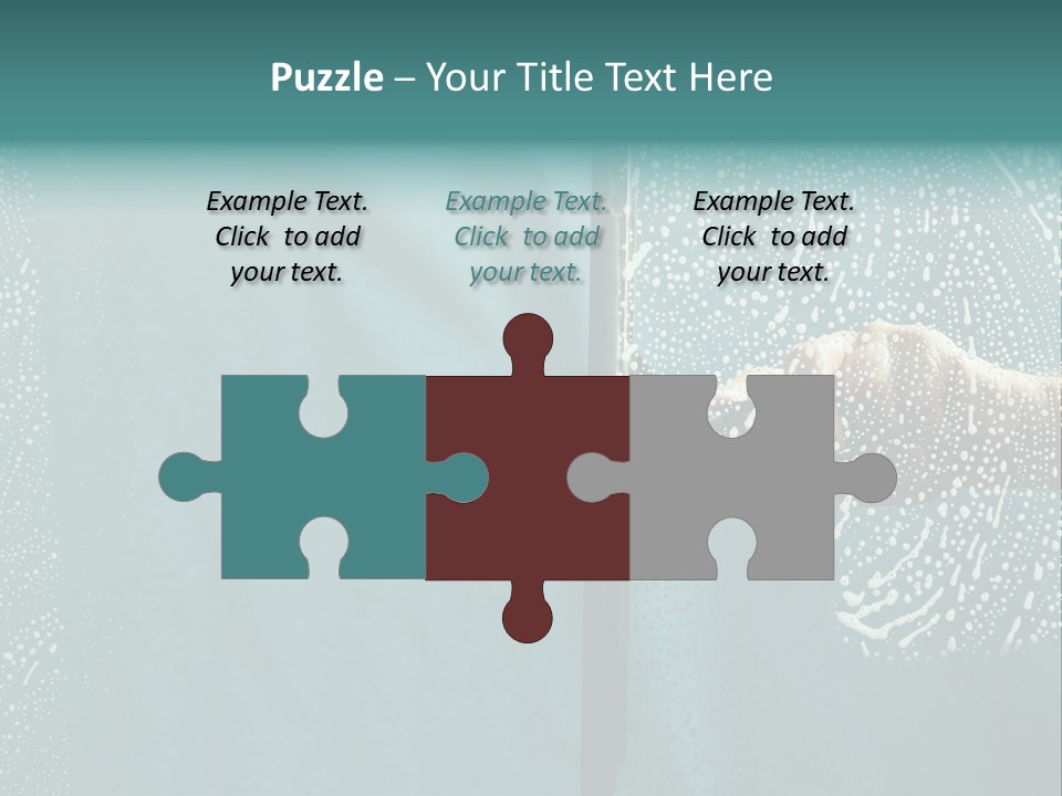 Sponge Spray Duty PowerPoint Template