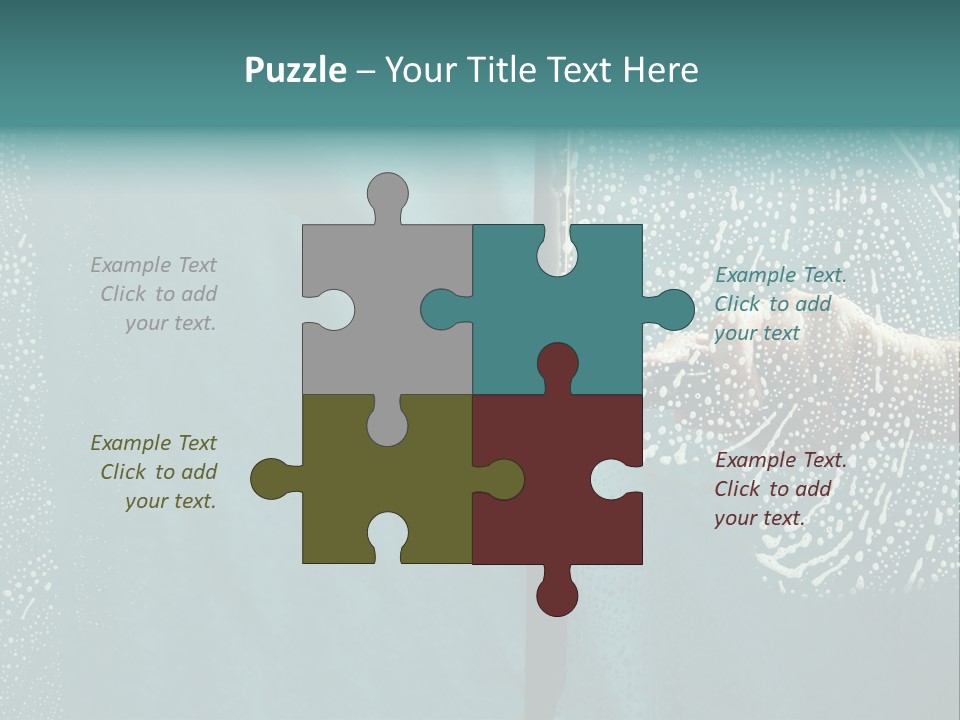 Sponge Spray Duty PowerPoint Template