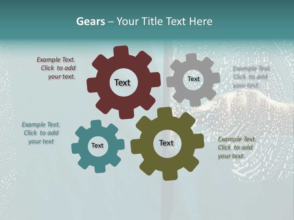 Sponge Spray Duty PowerPoint Template