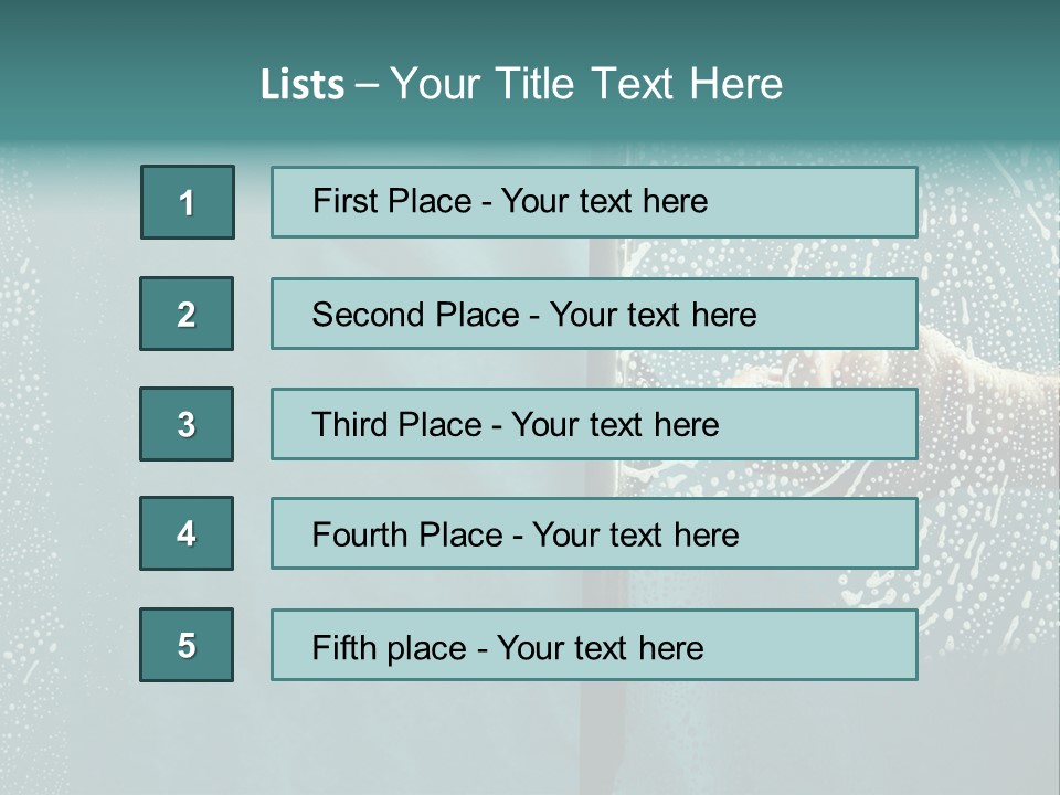 Sponge Spray Duty PowerPoint Template