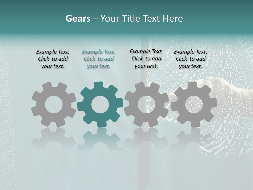 Sponge Spray Duty PowerPoint Template