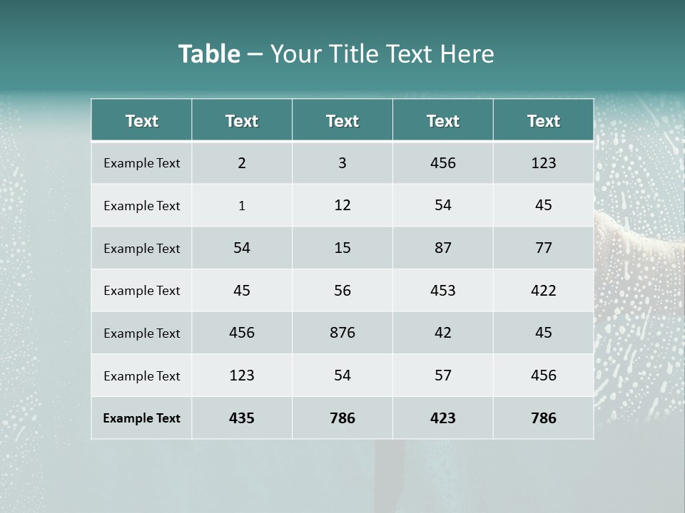 Sponge Spray Duty PowerPoint Template