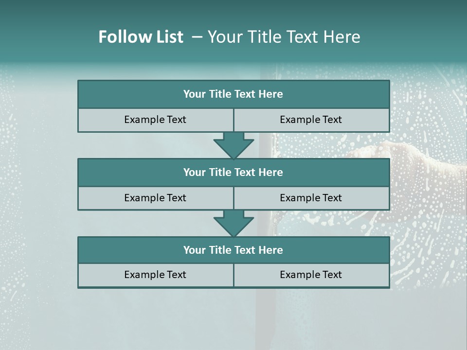 Sponge Spray Duty PowerPoint Template