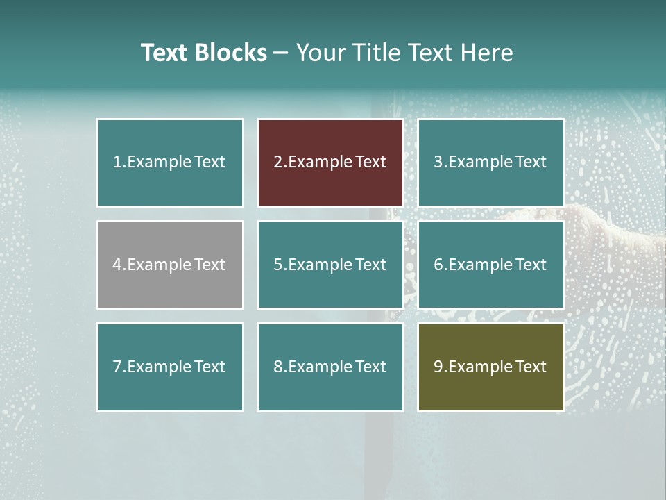 Sponge Spray Duty PowerPoint Template