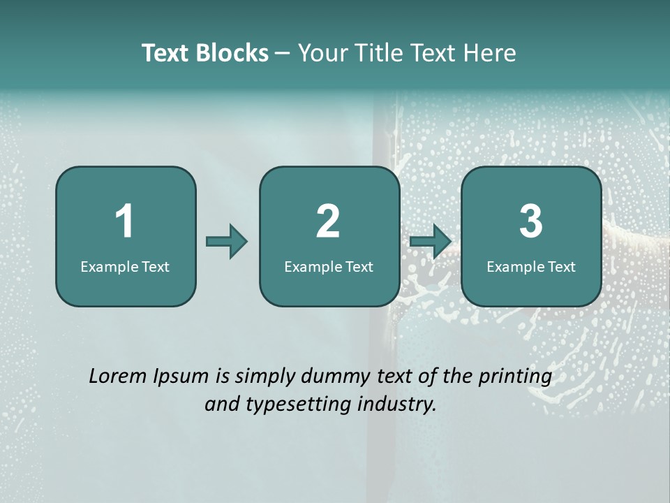 Sponge Spray Duty PowerPoint Template