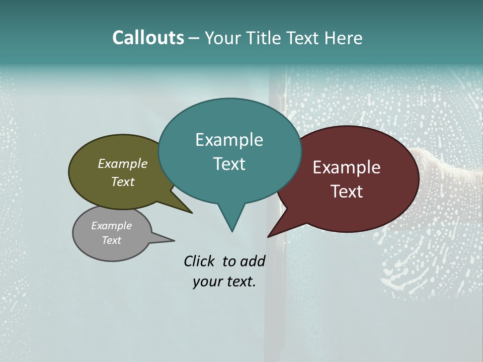 Sponge Spray Duty PowerPoint Template