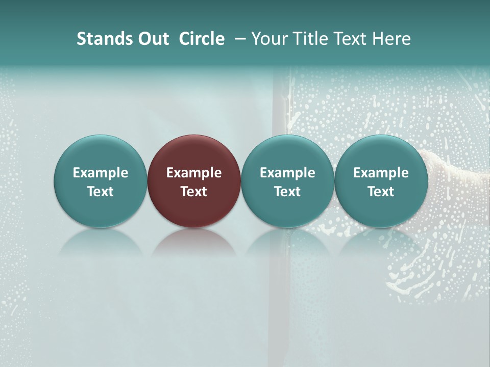 Sponge Spray Duty PowerPoint Template