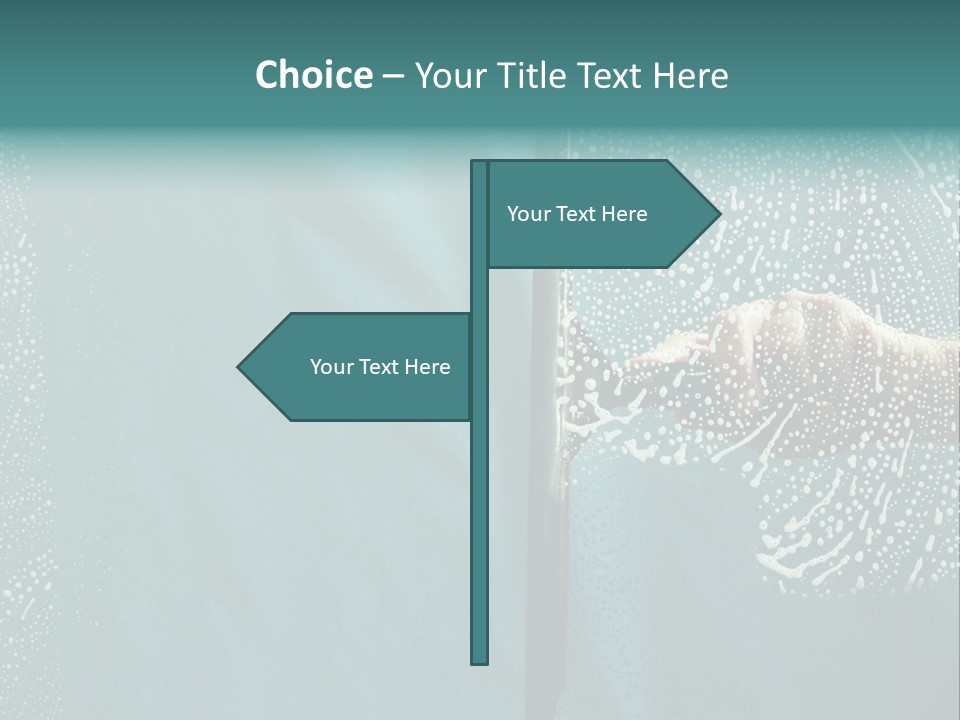 Sponge Spray Duty PowerPoint Template